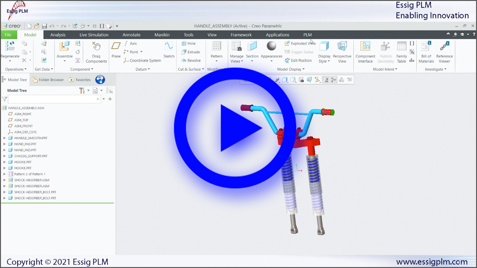creoconnectorblue Essig PLM